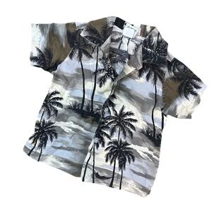 Vintage Hawaiian 2T Shirt‎ Nui Nalu Made in USA – Aloha Shirt Palm Tree Print